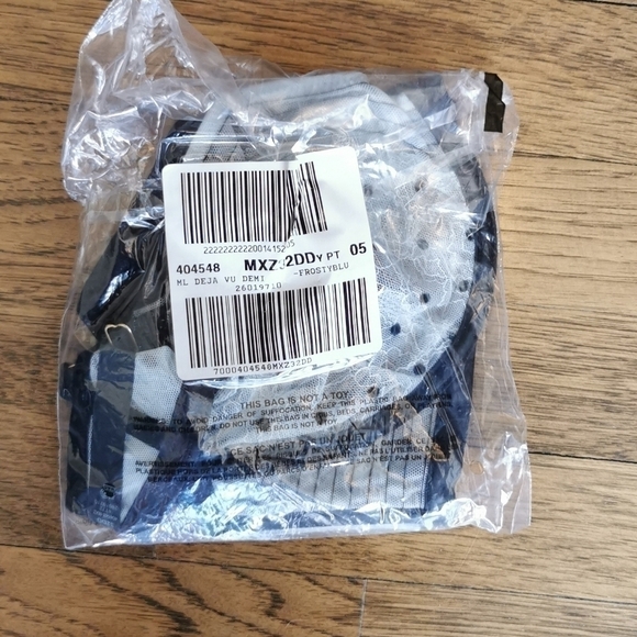 Victoria's Secret Bra Blue Lace Demi 32DD New* - Picture 7 of 7
